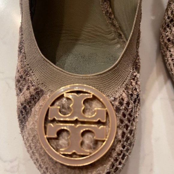 Tory Burch Sally Snakeprint Wedges - Picture 3 of 6